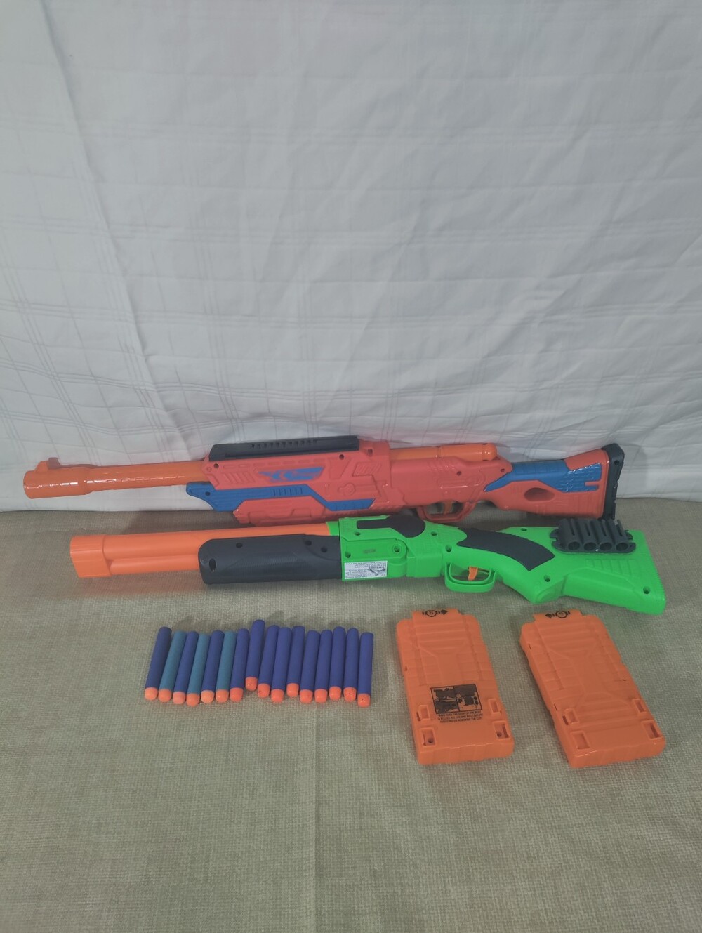 Buzz Bee Toys Double Fire Twin Barrel 67779 + Adventure Force Bolt Action +++